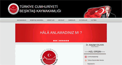 Desktop Screenshot of besiktas.gov.tr