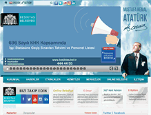 Tablet Screenshot of besiktas.bel.tr